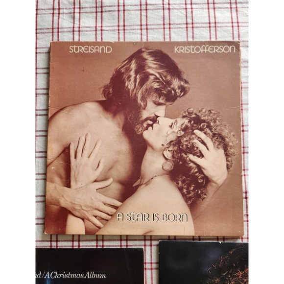 Lot (3) Barbara Streisand Vinyl LP's W/ 2000 MGM Grand Millennium Concert Ticket - Picture 4 of 12